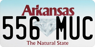 AR license plate 556MUC