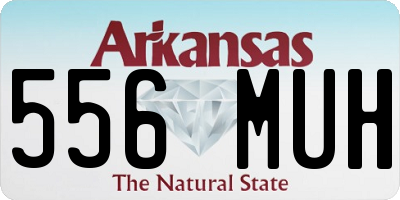 AR license plate 556MUH