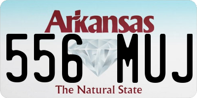 AR license plate 556MUJ