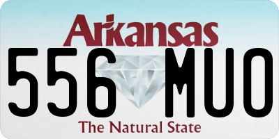 AR license plate 556MUO