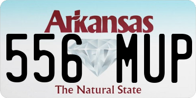 AR license plate 556MUP