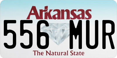 AR license plate 556MUR