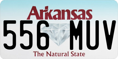AR license plate 556MUV