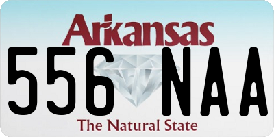 AR license plate 556NAA