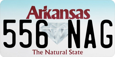 AR license plate 556NAG