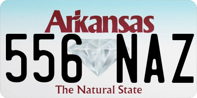 AR license plate 556NAZ