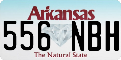 AR license plate 556NBH