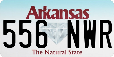 AR license plate 556NWR