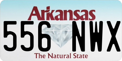 AR license plate 556NWX
