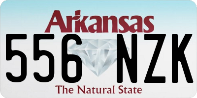 AR license plate 556NZK