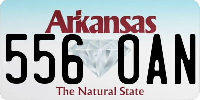 AR license plate 556OAN