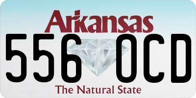AR license plate 556OCD