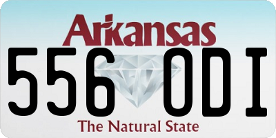 AR license plate 556ODI