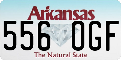 AR license plate 556OGF