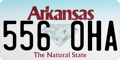 AR license plate 556OHA