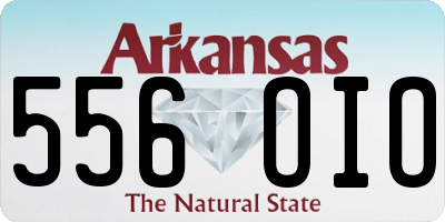 AR license plate 556OIO