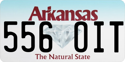 AR license plate 556OIT
