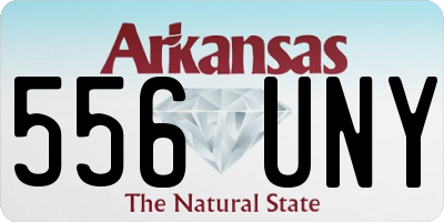 AR license plate 556UNY