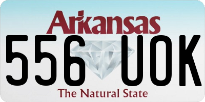 AR license plate 556UOK