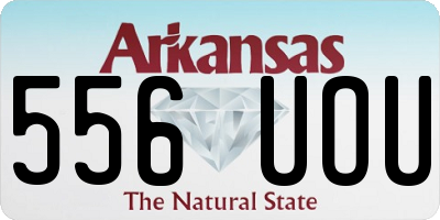 AR license plate 556UOU