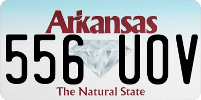 AR license plate 556UOV