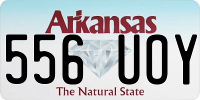AR license plate 556UOY