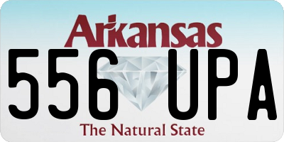 AR license plate 556UPA