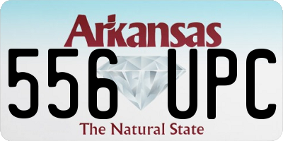 AR license plate 556UPC