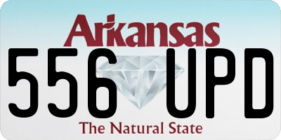 AR license plate 556UPD
