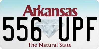 AR license plate 556UPF