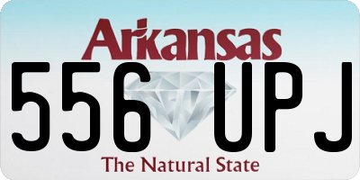 AR license plate 556UPJ