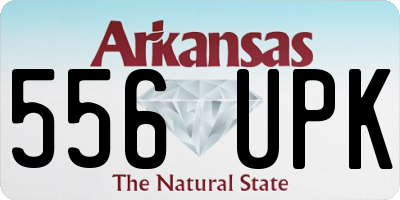AR license plate 556UPK