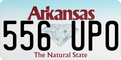 AR license plate 556UPO