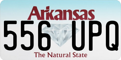 AR license plate 556UPQ