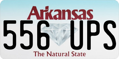AR license plate 556UPS
