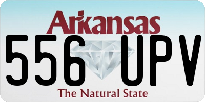 AR license plate 556UPV