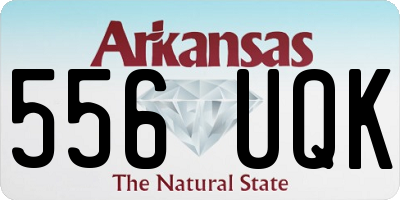 AR license plate 556UQK