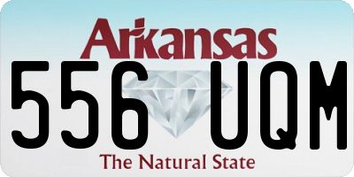 AR license plate 556UQM