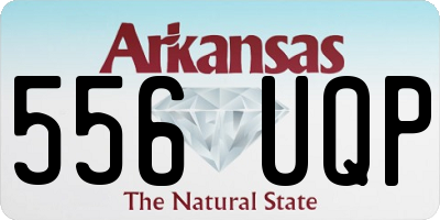 AR license plate 556UQP