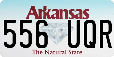 AR license plate 556UQR