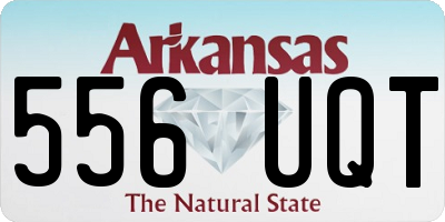 AR license plate 556UQT