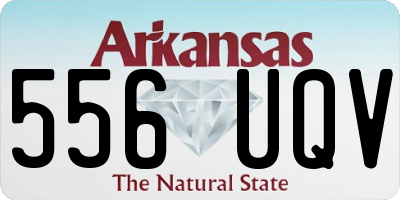 AR license plate 556UQV