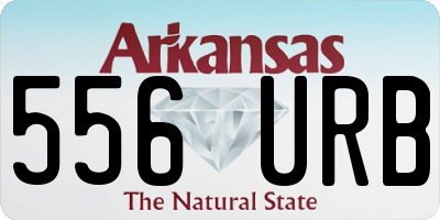 AR license plate 556URB