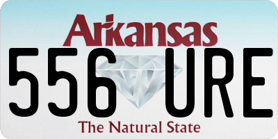 AR license plate 556URE