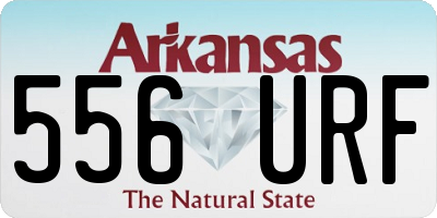 AR license plate 556URF