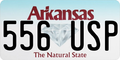 AR license plate 556USP