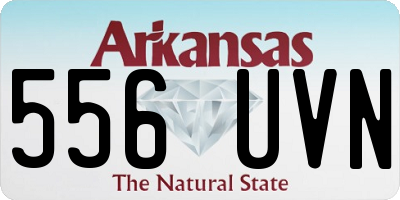 AR license plate 556UVN