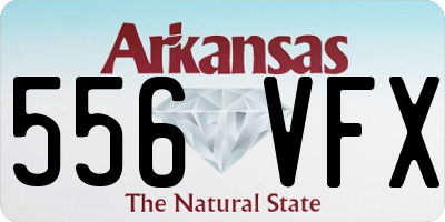AR license plate 556VFX