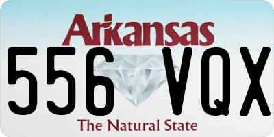 AR license plate 556VQX
