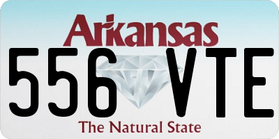 AR license plate 556VTE